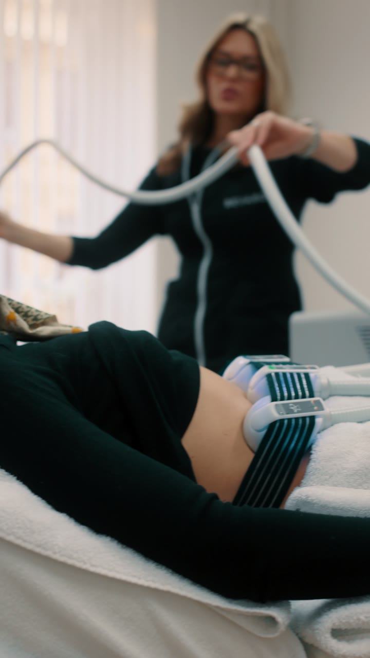 Behandling på en klinik med udstyr fra QRYO